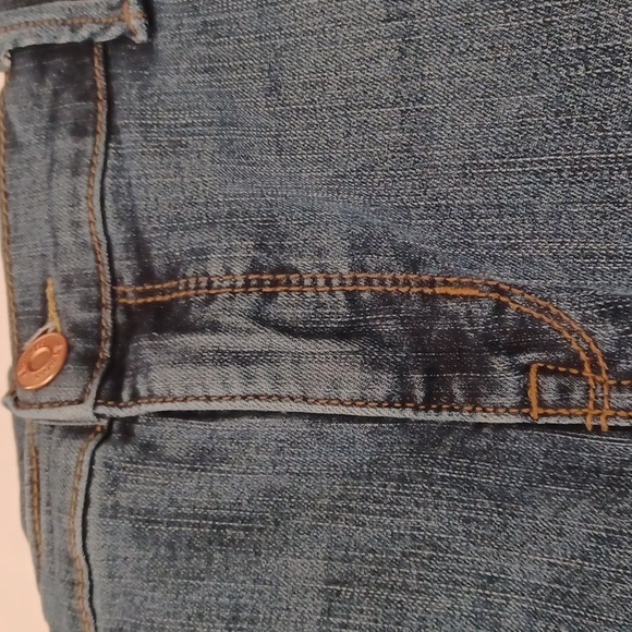 Ella Moss Dark Wash Denim Sz. 16 Straight. Rise 11.5". L.28"  EUC! - Picture 7 of 7